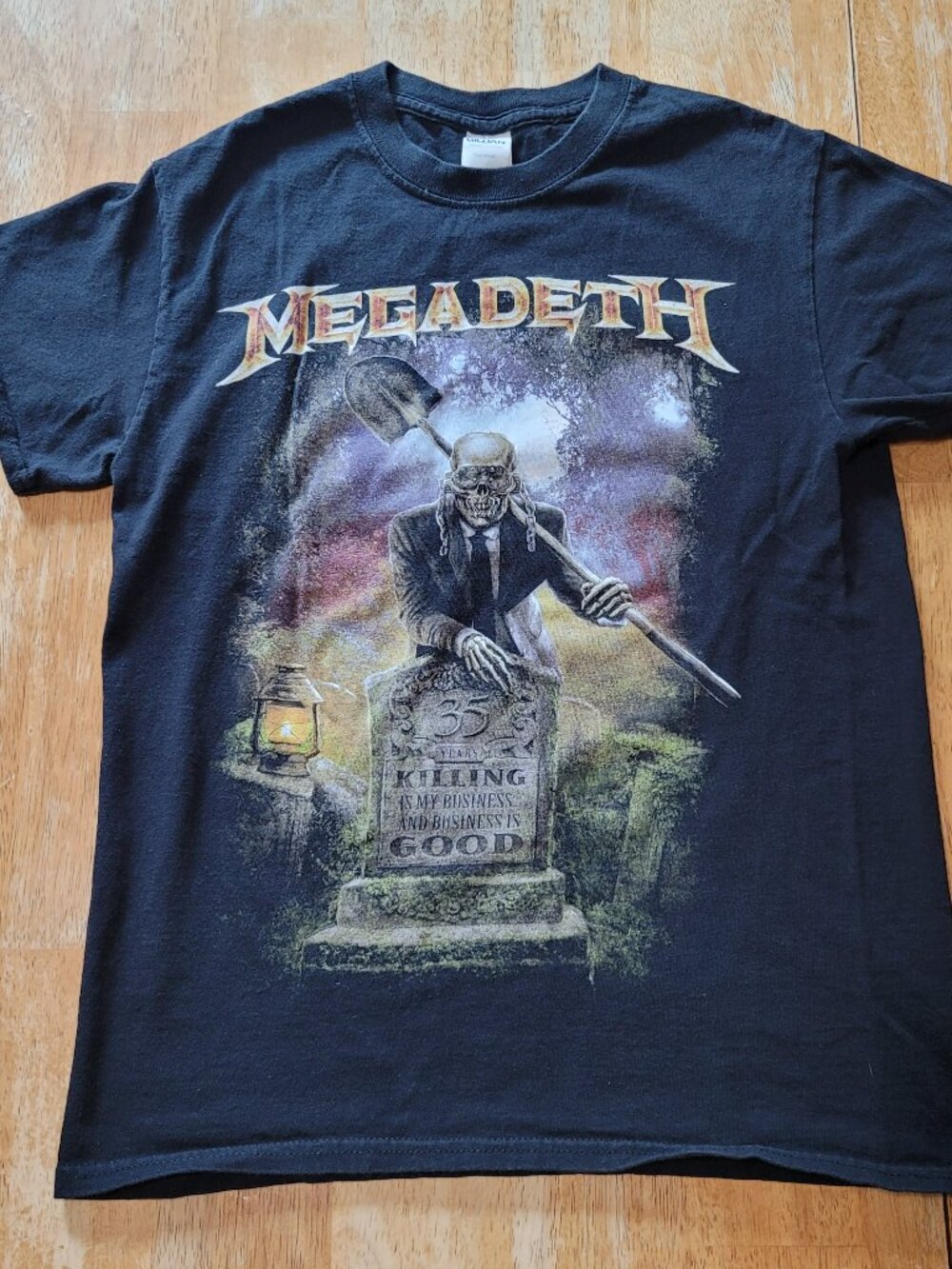 Small Vintage Megadeath Killing is my Business Gildan Concert Graphic T Shirt